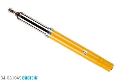 34-031049, Bilstein B6  Sport Schokdemper vooras, Saab 9-3 (YS3D), "2.0 i,  2.0 SE Turbo,  2.0 Turbo,  2.2 TiD,2.3,  2.3 i,  2.3 Turbo", 02/1998-09/2002, Standaard lengte, geschikt voor gebruik met verlagingsveren tot -40mm