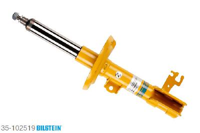 35-102519, Bilstein B6  Sport Schokdemper vooras rechts, Saab 9-3 Convertible (YS3F), "1.8 t,  1.8 t BioPower,  1.9 TiD,  1.9 TTiD,2.0,  2.0 t,  2.0 t BioPower,2.0 Turbo Performance,  2.8 Turbo,2.8 Turbo V6", 08/2003-, with standard chassis, Standaard lengte, geschikt voor gebruik met verlagingsveren tot -40mm
