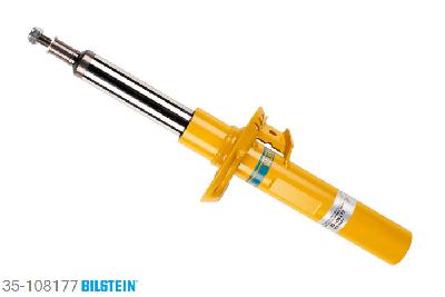 35-108177, Bilstein B6  Sport Schokdemper vooras, Seat ALTEA XL (5P5, 5P8), "1.2 TSI,  1.4,  1.4 TSI,  1.6,  1.6 LPG,1.6 Multifuel,  1.6 TDI,  1.8 TFSI,1.9 TDI,  2.0 FSI,  2.0 TDI,  2.0 TDI 16V,2.0 TDI 4WD,  2.0 TFSI 4WD,  2.0 TFSI 4x4", 05/2009-, with standard chassis / Front axle strutdiameter 55 mm, Standaard lengte, geschikt voor gebruik met verlagingsveren tot -40mm