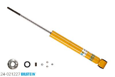 24-021227, Bilstein B6  Sport Schokdemper achteras, Seat IBIZA II (6K1), "1.0,  1.0 i,  1.3 i,  1.4,  1.4 i,  1.4 i 16V,1.6 i,  1.8 i,  1.8 i 16V,  1.9 D,  1.9 SDI,1.9 TD,  1.9 TDI,  2.0 i,  2.0 i 16V", 03/1993-08/1999, Front axle mono-tube, Standaard lengte, geschikt voor gebruik met verlagingsveren tot -40mm