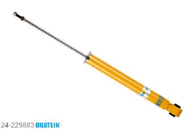 24-229883, Bilstein B6  Sport Schokdemper achteras, Seat LEON (5F_), "1.2 TSI,  1.4 TSI,  1.6 TDI,  1.8 TFSI,2.0 TDI", 09/2012-, mark: G01, G02, 0N1, rigid axle / Front axle strutdiameter 50 mm, Standaard lengte, geschikt voor gebruik met verlagingsveren tot -40mm