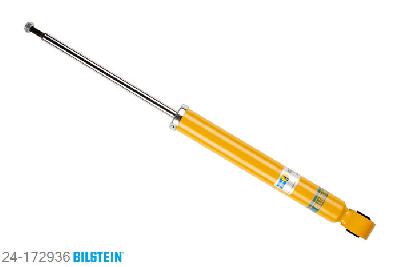 24-172936, Bilstein B6  Sport Schokdemper achteras, Skoda OCTAVIA (1Z3), "1.2 TSI,  1.4,  1.4 TSI,  1.6,  1.6 FSI,1.6 GreenLine,  1.6 LPG,  1.6 TDI,  1.8 TSI,1.9 TDI,  2.0 FSI,  2.0 RS,  2.0 TDI,2.0 TDI 16V", 02/2004-, with standard chassis / Front axle strutdiameter 50 mm / Rear axle without ride height adjustment, Standaard lengte, geschikt voor gebruik met verlagingsveren tot -40mm