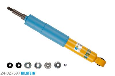 24-027397, Bilstein B6  4600 Schokdemper vooras, Toyota LAND CRUISER 100 (_J10_), "4.2 D 4x4,  4.2 TD,  4.2 TDi 24V,  4.5 4x4,4.5 i 4x4,  4.7,  4.7 V8 32V", 01/1998-, without electronic suspension control, Standaard lengte, geschikt voor gebruik met verlagingsveren tot -40mm