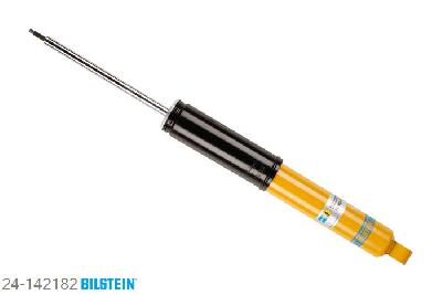 24-142182, Bilstein B6  Sport Schokdemper achteras, Volvo C70 II Convertible, "2.0 D,  2.4,  2.4 D,  2.4 i,  D3,  D4,  D5,T5", 03/2007-, Standaard lengte, geschikt voor gebruik met verlagingsveren tot -40mm