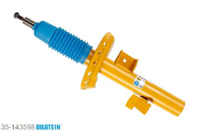 35-143598, Bilstein B6  Sport Schokdemper vooras links, Volvo S60 II, "1.6 D,  2.0 T,  D3,  D4,  D5,  T3,  T4,  T4F,T5", 04/2010-, Standaard lengte, geschikt voor gebruik met verlagingsveren tot -40mm