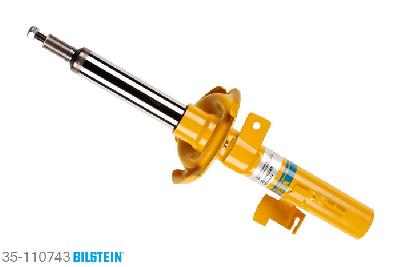35-110743, Bilstein B6  Sport Schokdemper vooras rechts, Volvo V50 (MW), "1.6,  1.6 D,  1.8,  1.8 FlexFuel,  2.0,  2.0 D,2.0 FlexFuel,  2.4,  2.4 D5,  2.4 Tdi,  D2,D3,  D4,  T5", 04/2004-, Standaard lengte, geschikt voor gebruik met verlagingsveren tot -40mm