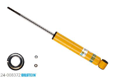 24-008372, Bilstein B6  Sport Schokdemper achteras, VW GOLF I Cabriolet (155), 1.3,  1.5,  1.6,  1.8, 08/1982-12/1989, Front axle for bolted struts only, Standaard lengte, geschikt voor gebruik met verlagingsveren tot -40mm