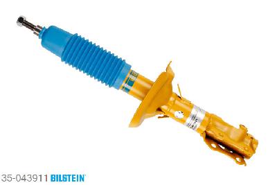 35-043911, Bilstein B6  Sport Schokdemper vooras, VW GOLF III Variant (1H5), "1.4,  1.6,  1.8,  1.9 D,  1.9 SDI,  1.9 TD,1.9 TDI,  2.0,  2.9 VR6", 07/1993-04/1999, for vehicles with Plusachse only, mono-tube, Standaard lengte, geschikt voor gebruik met verlagingsveren tot -40mm
