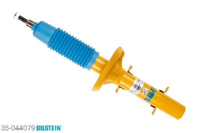 35-044079, Bilstein B6  Sport Schokdemper vooras, VW GOLF IV (1J1), "1.4 16V,  1.6,  1.6 16V,  1.6 D,  1.6 FSI,1.8,  1.8 T,  1.8 T GTI,  1.9 SDI,  1.9 TD,1.9 TDI,  2.0,  2.3 V5", 08/1997-06/2005, Front axle Mono Tube Upside Down, Standaard lengte, geschikt voor gebruik met verlagingsveren tot -40mm