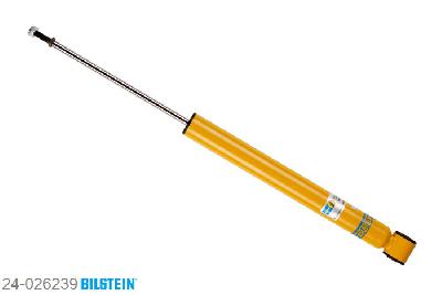 24-026239, Bilstein B6  Sport Schokdemper achteras, VW GOLF IV (1J1), "1.4 16V,  1.6,  1.6 16V,  1.6 D,  1.6 FSI,1.8,  1.8 T,  1.8 T GTI,  1.9 SDI,  1.9 TD,1.9 TDI,  2.0,  2.3 V5", 08/1997-06/2005, Front axle Mono Tube Upside Down, Standaard lengte, geschikt voor gebruik met verlagingsveren tot -40mm