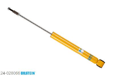 24-028066, Bilstein B6  Sport Schokdemper achteras, VW LUPO (6X1, 6E1), 1.0,  1.4,  1.4 16V,  1.4 TDI,  1.7 SDI, 09/1998-07/2005, Standaard lengte, geschikt voor gebruik met verlagingsveren tot -40mm