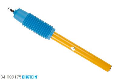 34-000175, Bilstein B6  Sport Schokdemper vooras, VW POLO Coupe (86C, 80), "1.0,  1.1,  1.3,  1.3 CAT,  1.3 D,1.3 G40", 10/1981-09/1994, Standaard lengte, geschikt voor gebruik met verlagingsveren tot -40mm