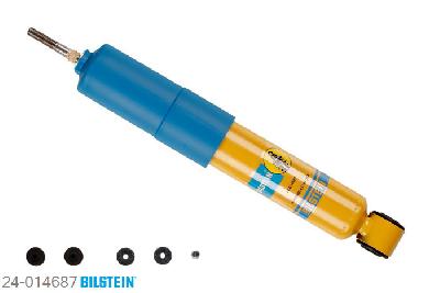 24-014687, Bilstein B6  4600 Schokdemper vooras, VW TARO, 2.4 D 4x4,  2.4 i 4x4, 06/1989-03/1997, Standaard lengte, geschikt voor gebruik met verlagingsveren tot -40mm