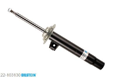 22-103130, Bilstein B4  Gas Schokdemper vooras links, BMW 3 (E46), 316 i,  318 d,  318 i,  320 d, 04/1998-04/2005, with standard chassis, Standaard lengte, geschikt voor gebruik met verlagingsveren tot -30mm