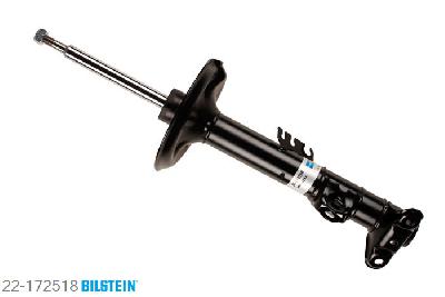 22-172518, Bilstein B4  Gas Schokdemper vooras links, BMW 3 Touring (E36), "316 i,  318 i,  318 tds,  320 i,  323 i 2.5,
325 tds,  328 i", 01/1995-10/1999, with M-technics, without ride height adjustment, Standaard lengte, geschikt voor gebruik met verlagingsveren tot -30mm