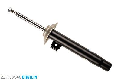 22-139948, Bilstein B4  Gas Schokdemper vooras rechts, BMW 3 Touring (E46), "316 i,  318 d,  318 i,  320 d,  320 i,  325 i,328 i,  330 d,  330 i", 06/2000-02/2005, with M-technics, Standaard lengte, geschikt voor gebruik met verlagingsveren tot -30mm