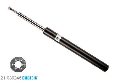 21-030246, Bilstein B4  Gas Schokdemper vooras, BMW 5 (E34), 518 i,  520 i,  520 i 24V, 01/1988-09/1995, with sports suspension, without lowered chassis, Standaard lengte, geschikt voor gebruik met verlagingsveren tot -30mm