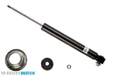 19-193311, Bilstein B4  Gas Schokdemper achteras, BMW 5 (F10), "520d,  520i,  523i,  525d,  528i,  530d,  530i,535d,  535i,  550i,  ActiveHybrid", 03/2010-, with standard chassis, without electronic suspension control, Standaard lengte, geschikt voor gebruik met verlagingsveren tot -30mm