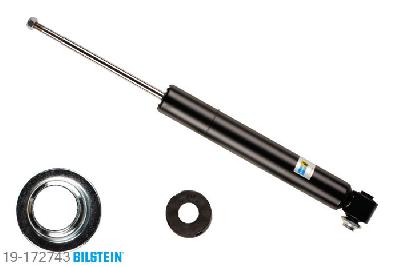 19-172743, Bilstein B4  Gas Schokdemper achteras, BMW 7 (E65, E66), "3.0,  730 d,  730 i,Li,  730 Ld,  735 i,Li,735i,  740 i,Li,  745 i,Li,  750 i,Li", 11/2001-, with standard chassis, Standaard lengte, geschikt voor gebruik met verlagingsveren tot -30mm