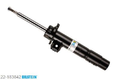 22-183842, Bilstein B4  Gas Schokdemper vooras links, BMW X1 (E84), "xDrive 20 d,  xDrive 25 d,  xDrive18d,xDrive20d,  xDrive20i,  xDrive23d,xDrive25i,  xDrive28i", 03/2009-, Standaard lengte, geschikt voor gebruik met verlagingsveren tot -30mm