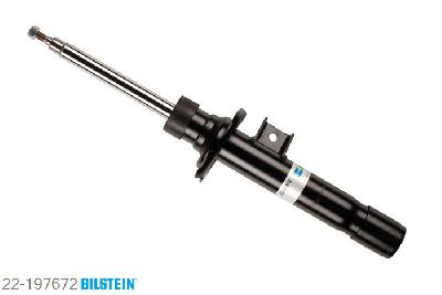 22-197672, Bilstein B4  Gas Schokdemper vooras links, BMW X3 (F25), "sDrive 18d,  xDrive 20 d,  xDrive 20d,xDrive 20i,  xDrive 28 i,  xDrive 28i,xDrive 30d,  xDrive 35d,  xDrive 35i", 09/2010-, with standard chassis, Standaard lengte, geschikt voor gebruik met verlagingsveren tot -30mm