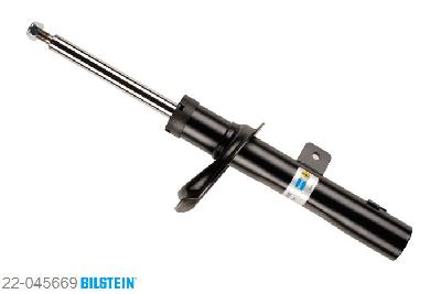 22-045669, Bilstein B4  Gas Schokdemper vooras rechts, Citroen BERLINGO (MF), "1.1 i,  1.4 i,  1.6 16V,  1.8 D,  1.8 i,1.8 X,  1.9 D,  2.0 HDI 90", 07/1996-, with standard chassis, not for: Multispace, not for: Audace, Standaard lengte, geschikt voor gebruik met verlagingsveren tot -30mm