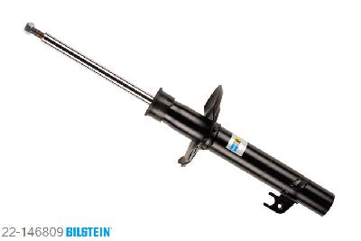 22-146809, Bilstein B4  Gas Schokdemper vooras links, Citroen C1 (PM_, PN_), 1.0,  1.4 HDi, 06/2005-, Standaard lengte, geschikt voor gebruik met verlagingsveren tot -30mm