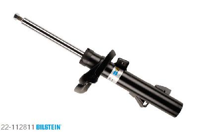 22-112811, Bilstein B4  Gas Schokdemper vooras links, Ford C-MAX, "1.6,  1.6 TDCi,  1.8,  1.8 Flexifuel,1.8 TDCi,  2.0,  2.0 LPG,  2.0 TDCi", 02/2007-, Standaard lengte, geschikt voor gebruik met verlagingsveren tot -30mm