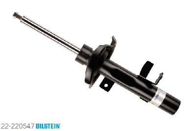 22-220547, Bilstein B4  Gas Schokdemper vooras rechts, Ford FOCUS III Saloon, "1.0 EcoBoost,  1.6,  1.6 EcoBoost,1.6 Flexifuel,  1.6 TDCi,  1.6 Ti,2.0 TDCi", 04/2011-, with sports suspension, Standaard lengte, geschikt voor gebruik met verlagingsveren tot -30mm