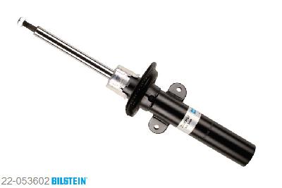 22-053602, Bilstein B4  Gas Schokdemper vooras, Jaguar X-TYPE (CF1), 2.0 V6, 03/2002-10/2005, with sports suspension, front wheel drive, Standaard lengte, geschikt voor gebruik met verlagingsveren tot -30mm