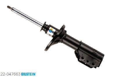 22-047663, Bilstein B4  Gas Schokdemper vooras rechts, Mazda 323 F V (BA), 2.0 24V, 08/1994-09/1998, CH.Nr.: 151008 ->, with ABS, Standaard lengte, geschikt voor gebruik met verlagingsveren tot -30mm