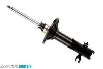 22-047670, Bilstein B4  Gas Schokdemper vooras links, Mazda 323 F V (BA), 2.0 24V, 08/1994-09/1998, -> CH.Nr.: 151007, with ABS, Standaard lengte, geschikt voor gebruik met verlagingsveren tot -30mm