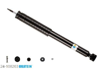 24-108263, Bilstein B4  Gas Schokdemper achteras, Mercedes E-CLASS (W210), "E 200 CDI,  E 220 CDI,  E 220 D,  E 230,E 250 D,  E 250 Turbo-D,  E 280,E 290 Turbo-D,  E 300 D,  E 300 Turbo-D,E 320,  E 420", 01/1996-03/2002, with standard chassis, without ride height adjustment, Standaard lengte, geschikt voor gebruik met verlagingsveren tot -30mm