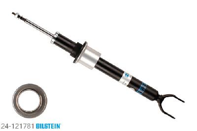 24-121781, Bilstein B4  Gas Schokdemper vooras, Mercedes E-CLASS (W211), "E 200 CDI,  E 200 CGI,  E 200 Kompressor,E 220 CDI,  E 230,  E 240,  E 270 CDI,E 280,  E 280 CDI,  E 300 BLUETEC,  E 320,E 320 CDI,  E 350,  E 350 CGI,  E 400 CDI,E 420 CDI,  E200 NGT", 03/2002-12/2008, with sports suspension, without Airmatic DC, Standaard lengte, geschikt voor gebruik met verlagingsveren tot -30mm