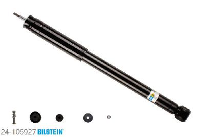 24-105927, Bilstein B4  Gas Schokdemper achteras, Mercedes E-CLASS (W211), "E 200 CDI,  E 200 CGI,  E 200 Kompressor,E 220 CDI,  E 230,  E 240,  E 270 CDI,E 280,  E 280 CDI,  E 300 BLUETEC,  E 320,E 320 CDI,  E 350,  E 350 CGI,  E 400 CDI,E 420 CDI,  E200 NGT", 03/2002-12/2008, without Airmatic DC, mark: Elegance, mark: Avantgarde, Standaard lengte, geschikt voor gebruik met verlagingsveren tot -30mm