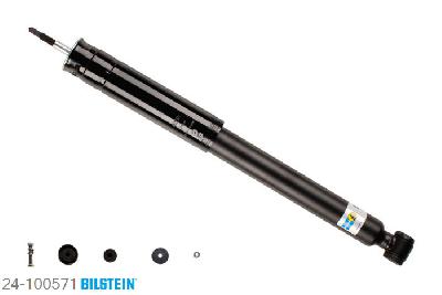 24-100571, Bilstein B4  Gas Schokdemper vooras, Mercedes E-CLASS Estate (S210), "E 200 T Kompressor,  E 220 T CDI,  E 240 T,E 270 T CDI,  E 320 T CDI", 07/1999-03/2003, with sports suspension, mark: Avantgarde, Standaard lengte, geschikt voor gebruik met verlagingsveren tot -30mm