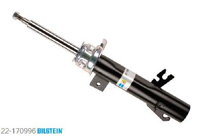 22-170996, Bilstein B4  Gas Schokdemper vooras links, Mini MINI (R50, R53), 1.6, 03/2006-09/2006, with standard chassis, Standaard lengte, geschikt voor gebruik met verlagingsveren tot -30mm