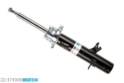 22-171009, Bilstein B4  Gas Schokdemper vooras rechts, Mini MINI Convertible (R57), "1.6 Cooper,  1.6 Cooper S,  Cooper,  Cooper D,Cooper S,  Cooper SD,  John Cooper Works,One", 03/2008-, with standard chassis, Standaard lengte, geschikt voor gebruik met verlagingsveren tot -30mm