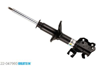 22-047960, Bilstein B4  Gas Schokdemper vooras links, Nissan ALMERA I Hatchback (N15), 1.6,  1.6 SR,SLX, 09/1995-03/2000, with ABS, Standaard lengte, geschikt voor gebruik met verlagingsveren tot -30mm