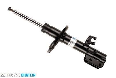 22-166753, Bilstein B4  Gas Schokdemper vooras rechts, Nissan MICRA (K12), 1.0 16V,  1.2 16V,  1.4 16V,  1.5 dCi, 01/2003-06/2010, Standaard lengte, geschikt voor gebruik met verlagingsveren tot -30mm