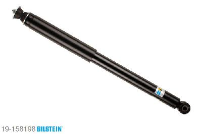 19-158198, Bilstein B4  Gas Schokdemper achteras, Nissan MICRA (K12), 1.0 16V,  1.2 16V,  1.4 16V,  1.5 dCi, 01/2003-06/2010, Standaard lengte, geschikt voor gebruik met verlagingsveren tot -30mm