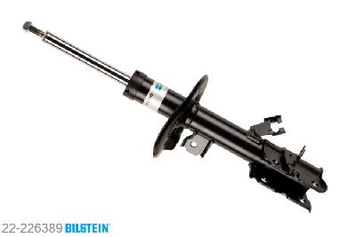 22-226389, Bilstein B4  Gas Schokdemper vooras rechts, Nissan QASHQAI (J10, JJ10), "1.5 dCi,  1.6,  1.6 dCi,1.6 dCi All-wheel Drive,  2.0,2.0 All-wheel Drive,  2.0 dCi,2.0 dCi All-wheel Drive", 02/2007-, with standard chassis, Standaard lengte, geschikt voor gebruik met verlagingsveren tot -30mm