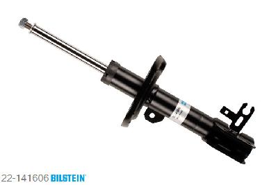 22-141606, Bilstein B4  Gas Schokdemper vooras rechts, Opel ASTRA H GTC, "1.2,  1.3 CDTI,  1.4,  1.6,  1.6 Turbo,1.7 CDTI,  1.8,  1.9 CDTI,  1.9 CDTi 16V,2.0 Turbo", 08/2005-, without electronic suspension control, without IDS+ suspension, Standaard lengte, geschikt voor gebruik met verlagingsveren tot -30mm