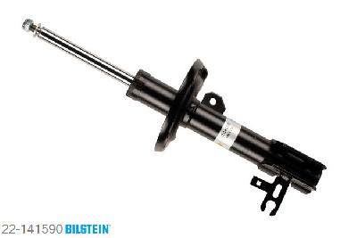 22-141590, Bilstein B4  Gas Schokdemper vooras links, Opel ASTRA H GTC, "1.2,  1.3 CDTI,  1.4,  1.6,  1.6 Turbo,1.7 CDTI,  1.8,  1.9 CDTI,  1.9 CDTi 16V,2.0 Turbo", 08/2005-, without electronic suspension control, without IDS+ suspension, Standaard lengte, geschikt voor gebruik met verlagingsveren tot -30mm