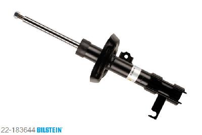 22-183644, Bilstein B4  Gas Schokdemper vooras links, Opel ASTRA J Saloon, "1.3 CDTI,  1.4,  1.4 Turbo,  1.6 SIDI,1.6 Turbo,  1.7 CDTI", 06/2012-, without FlexRide, with standard chassis, Standaard lengte, geschikt voor gebruik met verlagingsveren tot -30mm