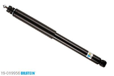 19-019956, Bilstein B4  Gas Schokdemper achteras, Opel KADETT E Hatchback (33_, 34_, 43_, 44_), 1.4 i,  1.4 S,  1.5 TD,  1.7 D, 02/1989-08/1991, Standaard lengte, geschikt voor gebruik met verlagingsveren tot -30mm