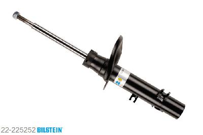 22-225252, Bilstein B4  Gas Schokdemper vooras rechts, Peugeot 208, 1.0,  1.2,  1.4,  1.4 HDi,  1.6,  1.6 HDi, 03/2012-, with standard chassis / Front axle strutdiameter 51 mm, mark: 20mm Sway Bars, Standaard lengte, geschikt voor gebruik met verlagingsveren tot -30mm