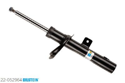 22-052964, Bilstein B4  Gas Schokdemper vooras links, Peugeot 206 CC (2D), 1.6 16V,  1.6 HDi FAP 110,  2.0 S16, 09/2000-, Front axle for vehicles with stabilizer, Standaard lengte, geschikt voor gebruik met verlagingsveren tot -30mm