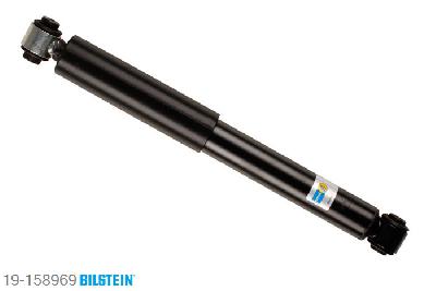19-158969, Bilstein B4  Gas Schokdemper achteras, Peugeot 207 Saloon, "1.4,  1.4 Bioflex,  1.6 Bioflex,  1.9 XSD,2.0 HDi", 12/2007-, with standard chassis / Front axle strutdiameter 47 mm, Standaard lengte, geschikt voor gebruik met verlagingsveren tot -30mm