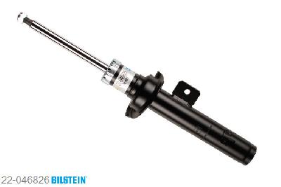 22-046826, Bilstein B4  Gas Schokdemper vooras rechts, Peugeot 406 Break (8E/F), "1.8,  1.8 16V,  1.9 D,  1.9 TD,  2.0 16V,2.0 16V HPi,  2.0 HDi 110,  2.0 HDI 90", 10/1996-10/2004, with off-road suspension, Standaard lengte, geschikt voor gebruik met verlagingsveren tot -30mm
